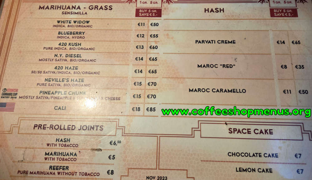 menu picture